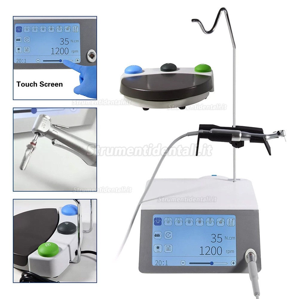 Tealth EM-3 Motore chirurgico implantologia dentale con 2 pezzi contrangolo